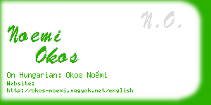 noemi okos business card